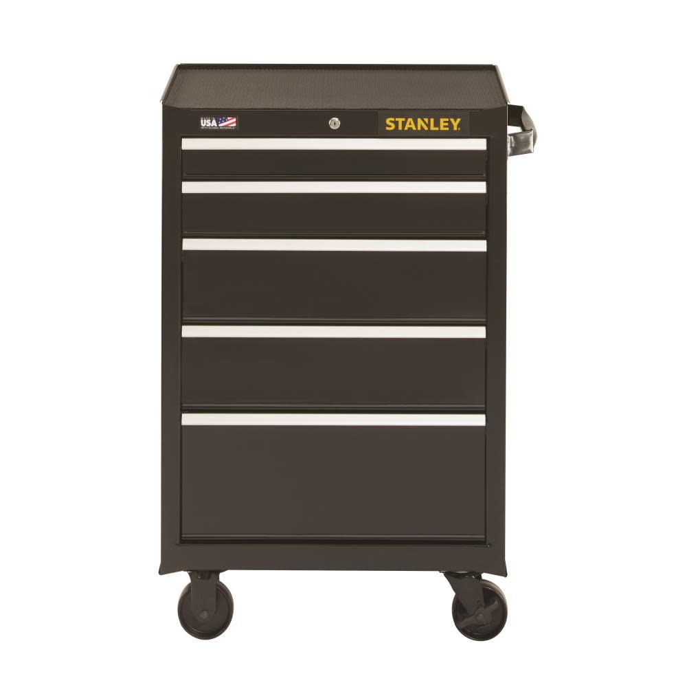 Stanley 5 drawer rolling outlet tool chest and cabinet combination