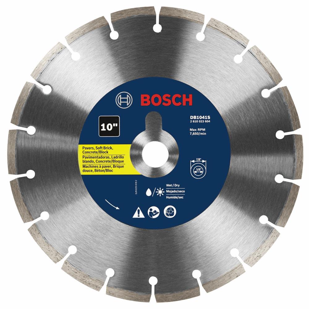 

Bosch 10 In. Standard Segmented Rim Diamond Blade for Universal Rough Cuts