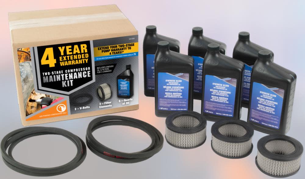 Industrial Air Maintenance Kit for 7.5 HP Gas Powered Two