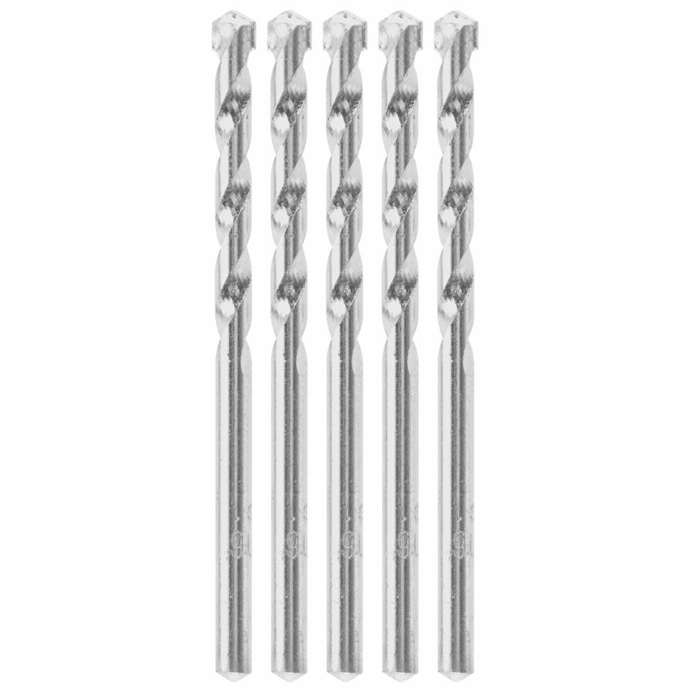 

Bosch Masonry Drill Bits 3/16" X 2" X 3" Fast Spiral Rotary 5pk