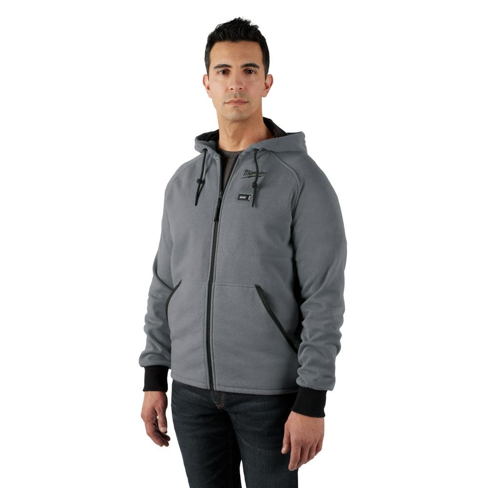 306G-20M M12™ Heated Hoodie Gray Medium sku 306G-20M