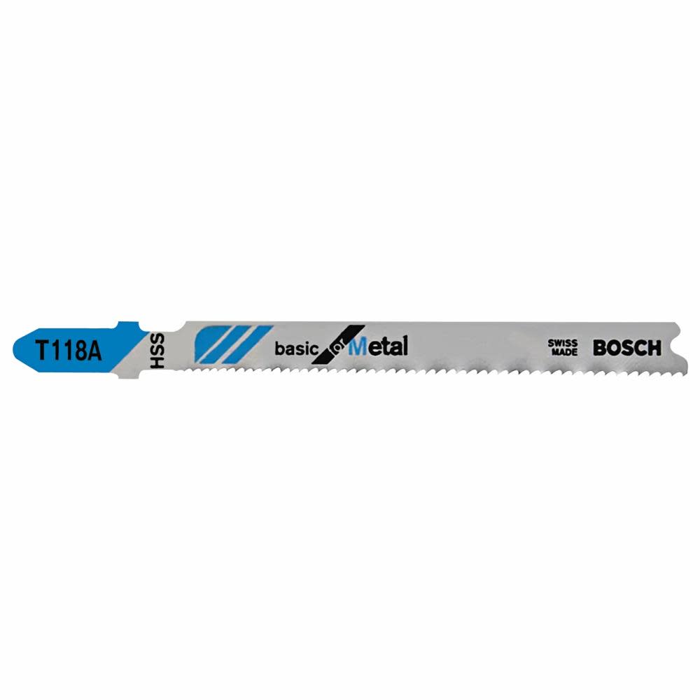 

Bosch 100 pc. 3-5/8 In. 17-24 TPI Basic for Metal T-Shank Jig Saw Blades