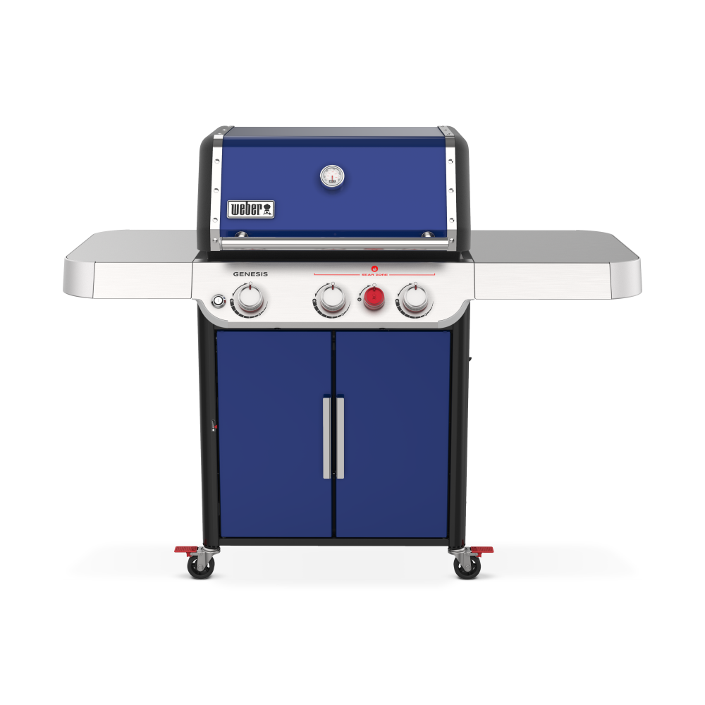 

Weber Genesis SP-E-325s Grill Liquid Propane 3 Burner Deep Ocean Blue