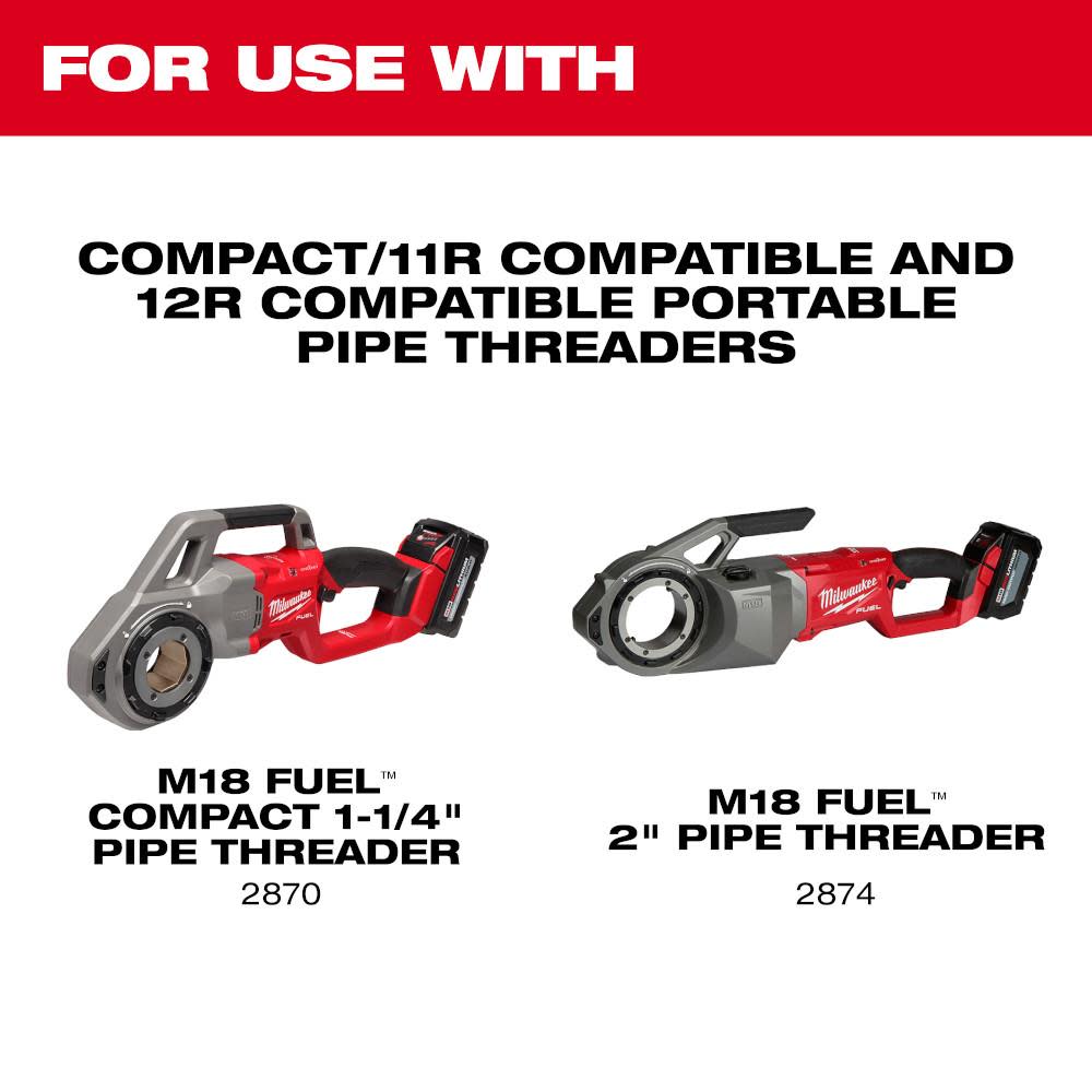 Milwaukee 2inch High Speed NPT Portable Pipe Dies 48-36-1112