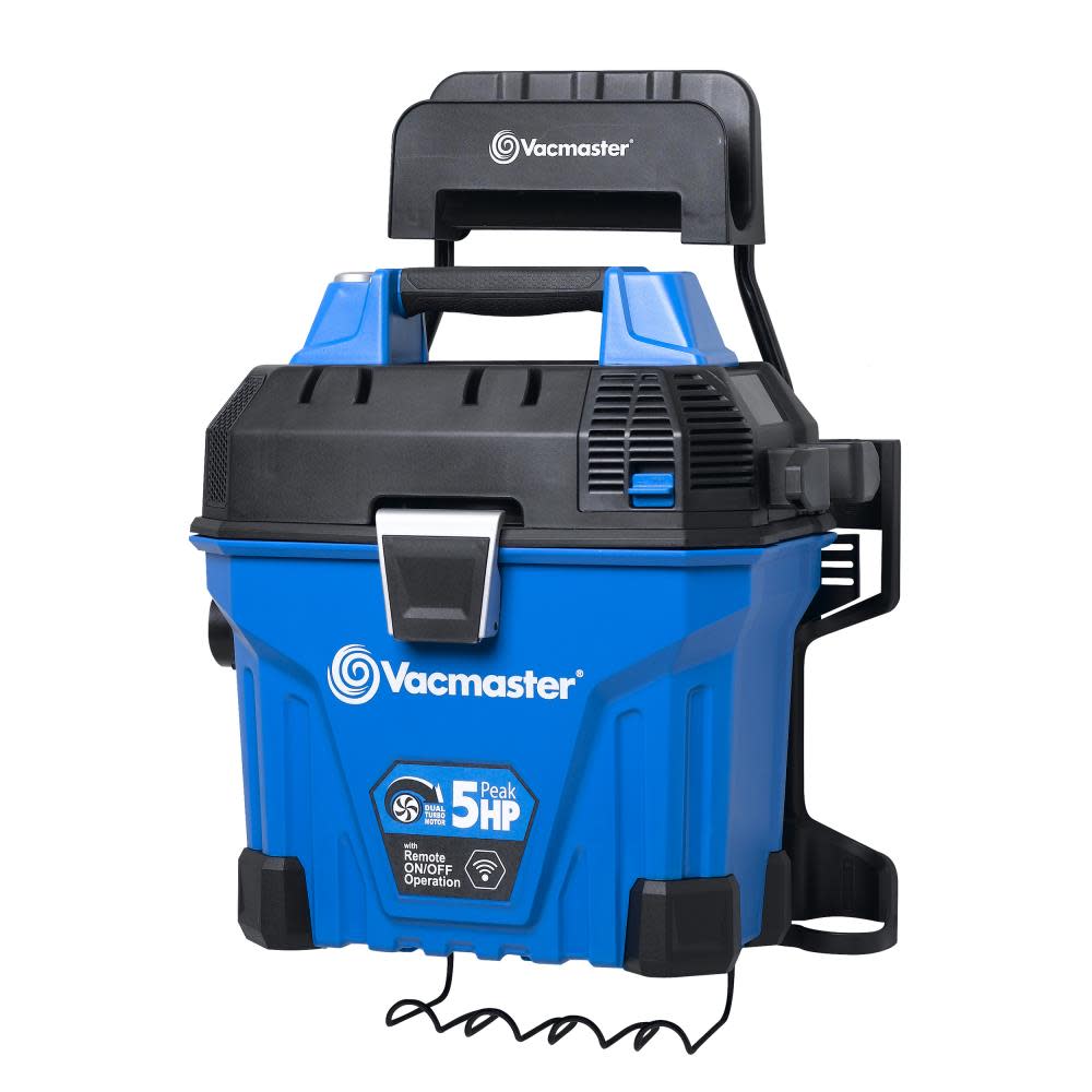

Vacmaster 5 Gallon Wall Mountable Wet/Dry Vac with Remote Control