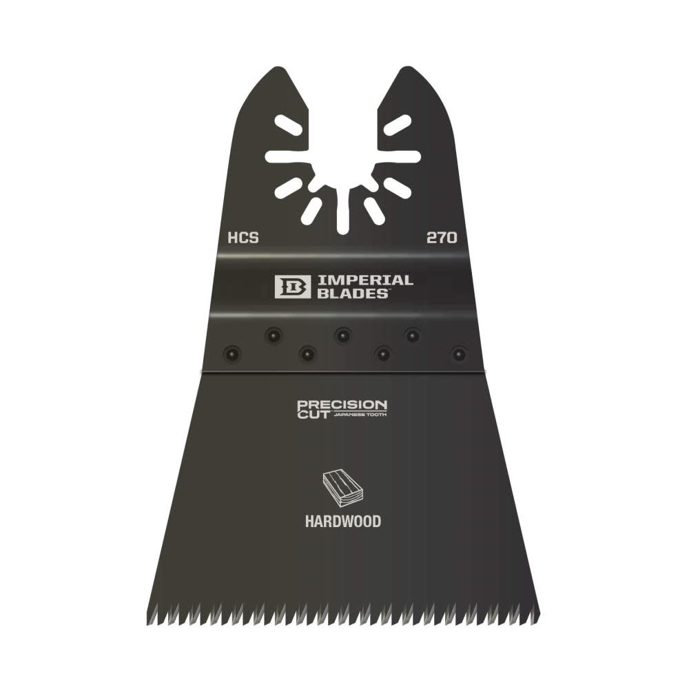 Imperial Blades IBOA270-1 One Fit 2-1/2" Japanese Tooth Hardwood Blade 1PC