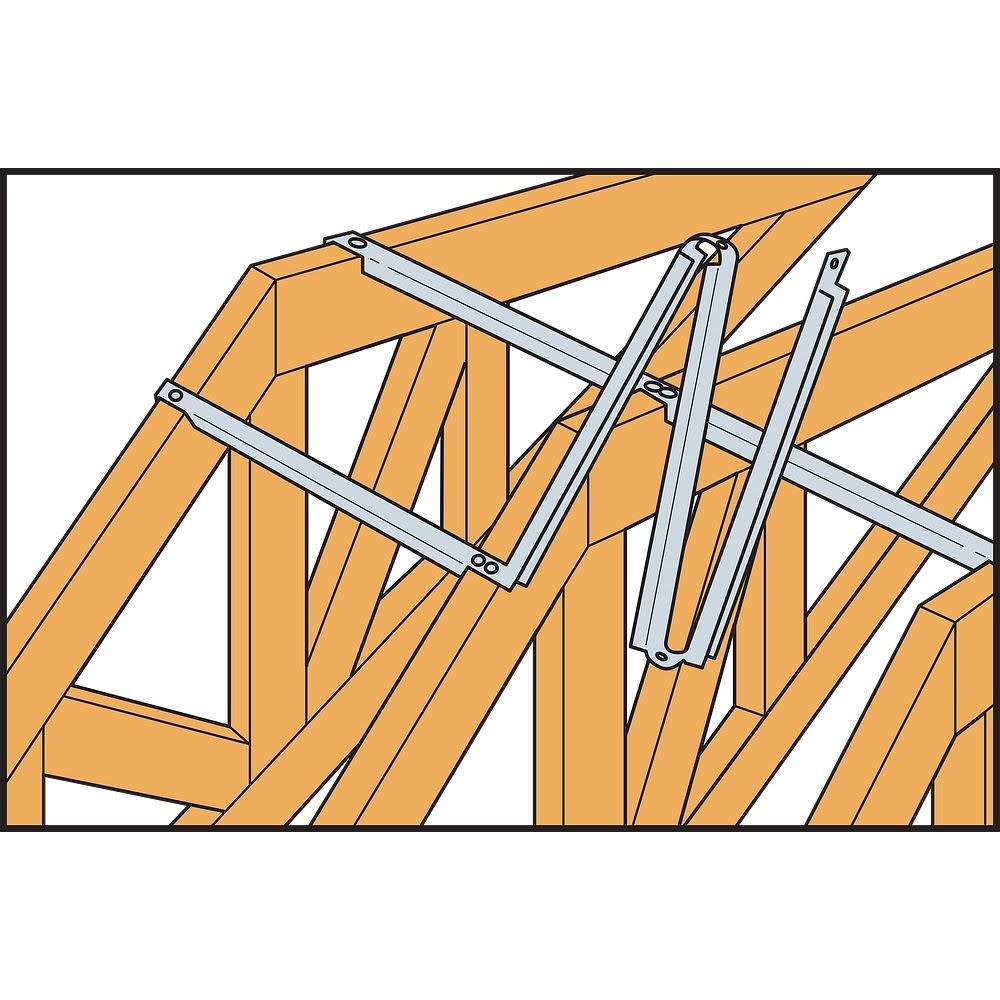 Simpson Strong-Tie 24 Gauge 1-1/2 In. x 10 Ft. Galvanized