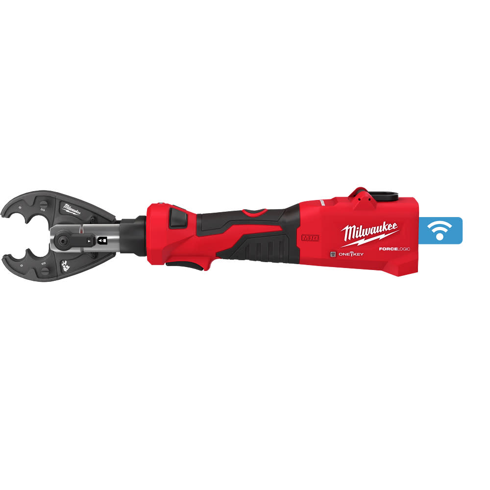 Milwaukee M18 FORCE LOGIC 6 Ton Linear Utility Crimper with Snub Nose Jaw