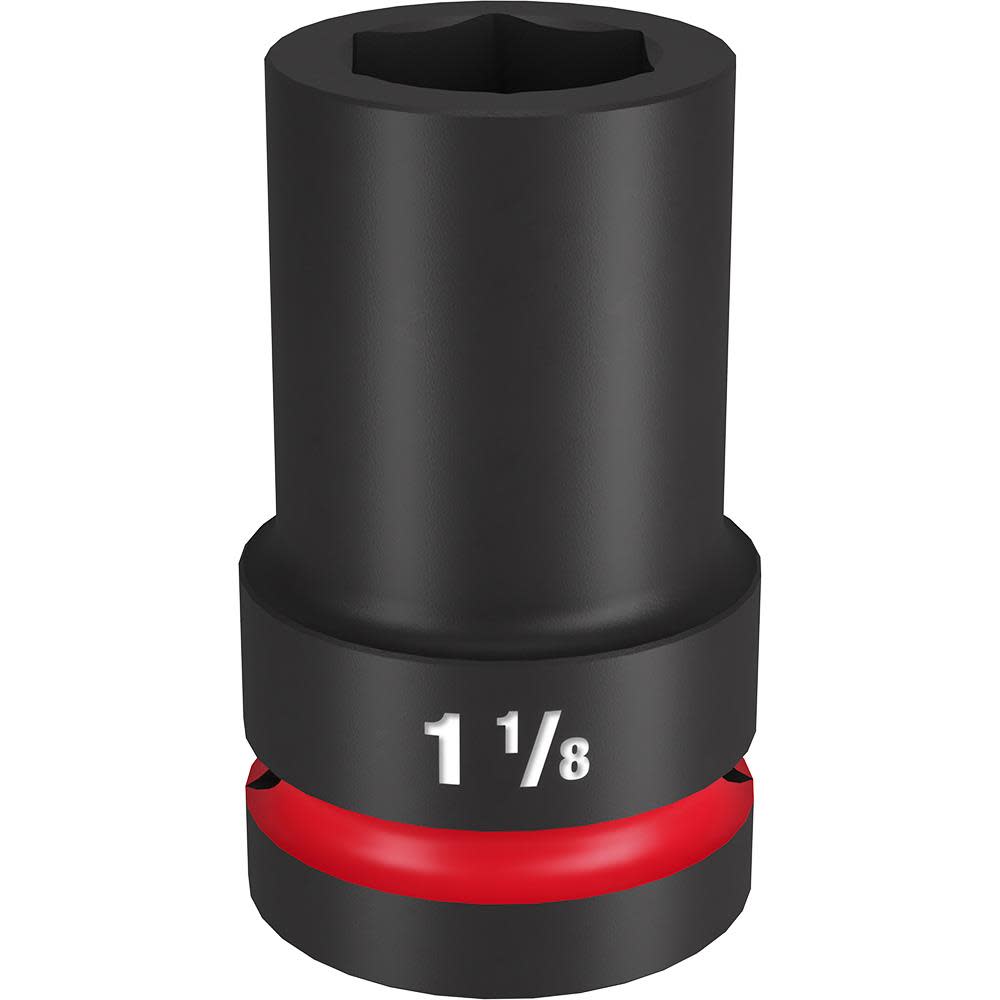 

Milwaukee SHOCKWAVE Impact Duty Socket 1" Drive 1-1/8" Deep 6 Point