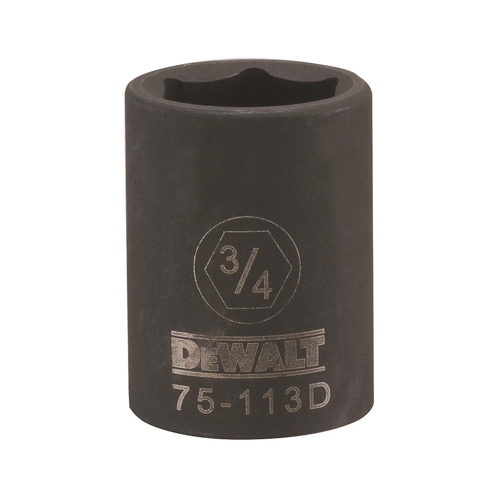 

DEWALT 1/2 Drive X 3/4 6PT Standard Impact Socket