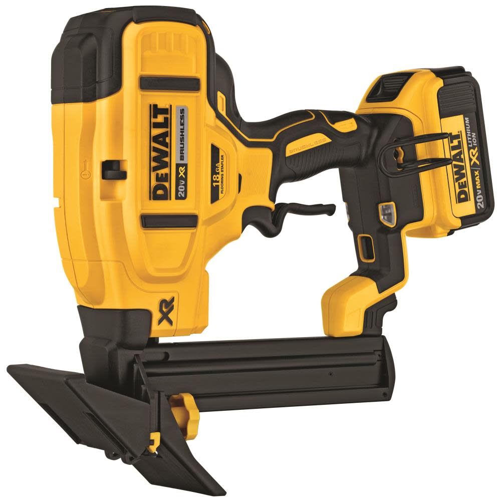 DEWALT 20V MAX XR 18 Ga Flooring Stapler Kit DCN682M1 Acme Tools