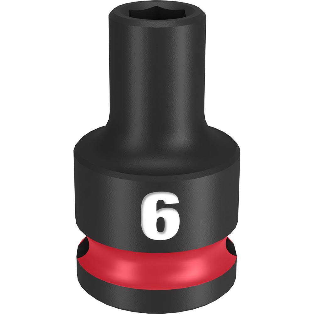 

Milwaukee Impact Socket 3/8" Drive 6mm Standard 6 Point