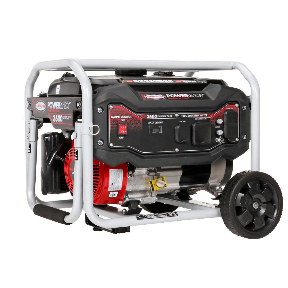 

Simpson PowerShot Generator Portable 3600with 4500W