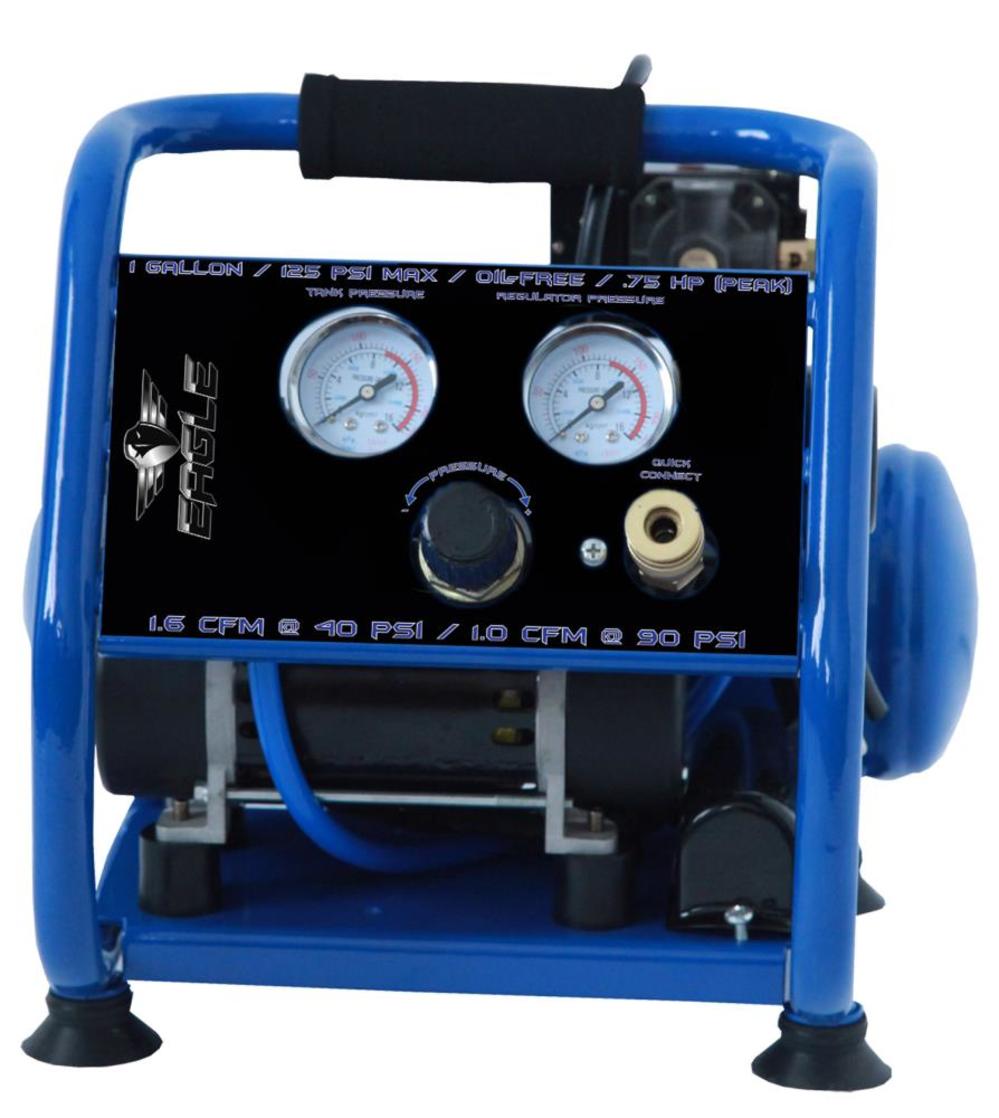 

Eagle Compressor Silent Series1 Gallon Portable Electric Air Compressor