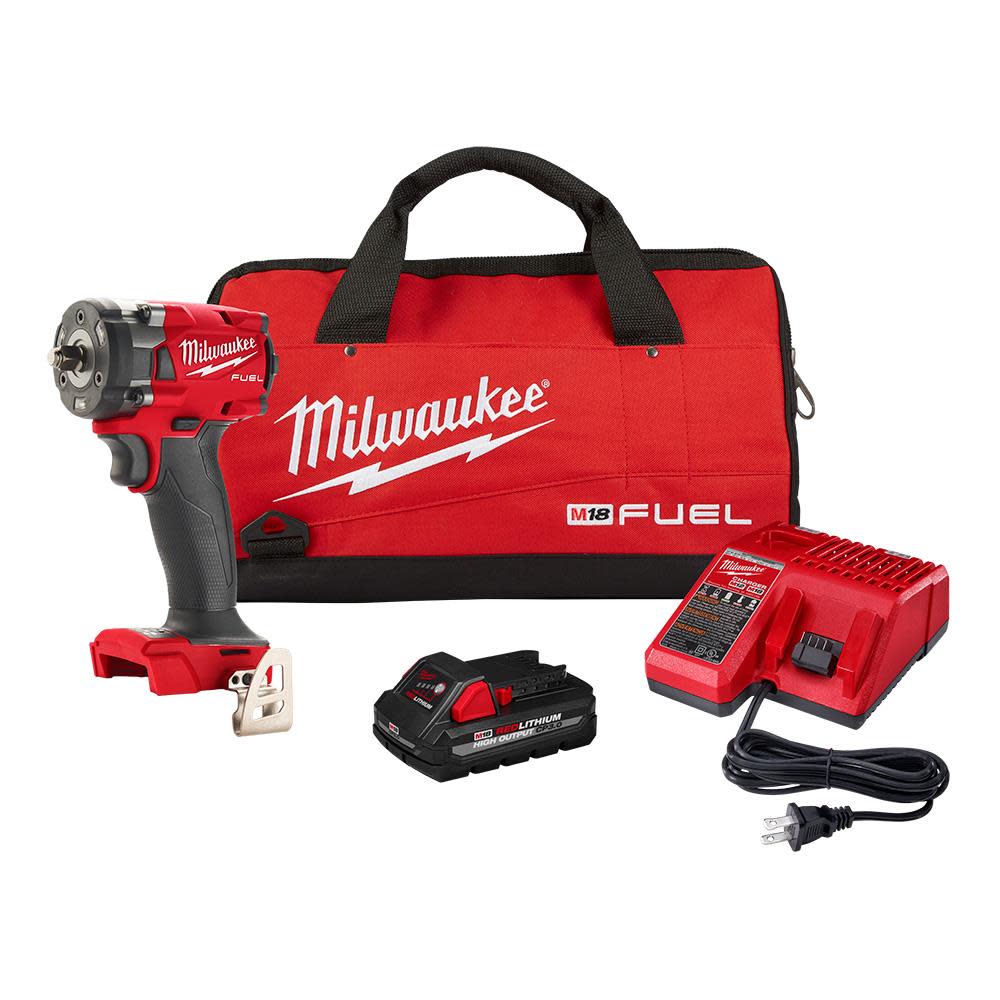

Milwaukee M18 FUEL 3/8" Compact Impact Wrench with Friction Ring Kit