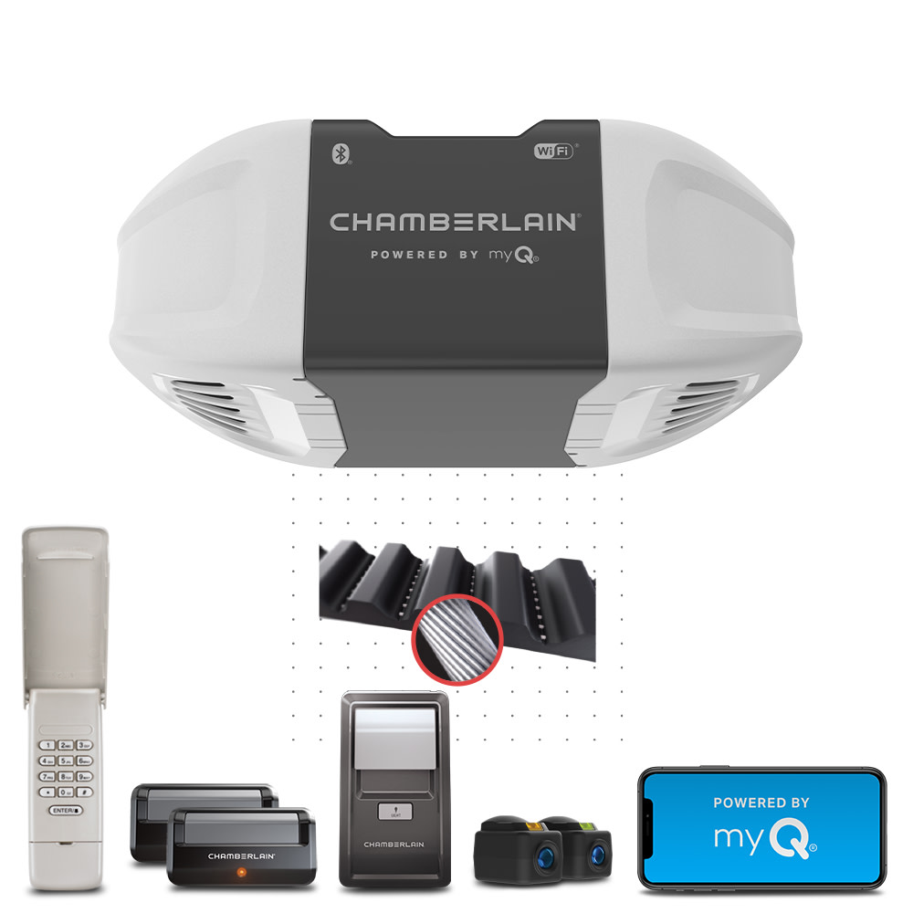 

Chamberlain 1/2 HP Wi Fi Quiet Belt Drive Garage Door Opener