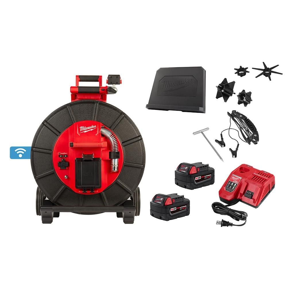 Milwaukee M18 200 Ft. Stiff Modular Pipeline Inspection System Kit