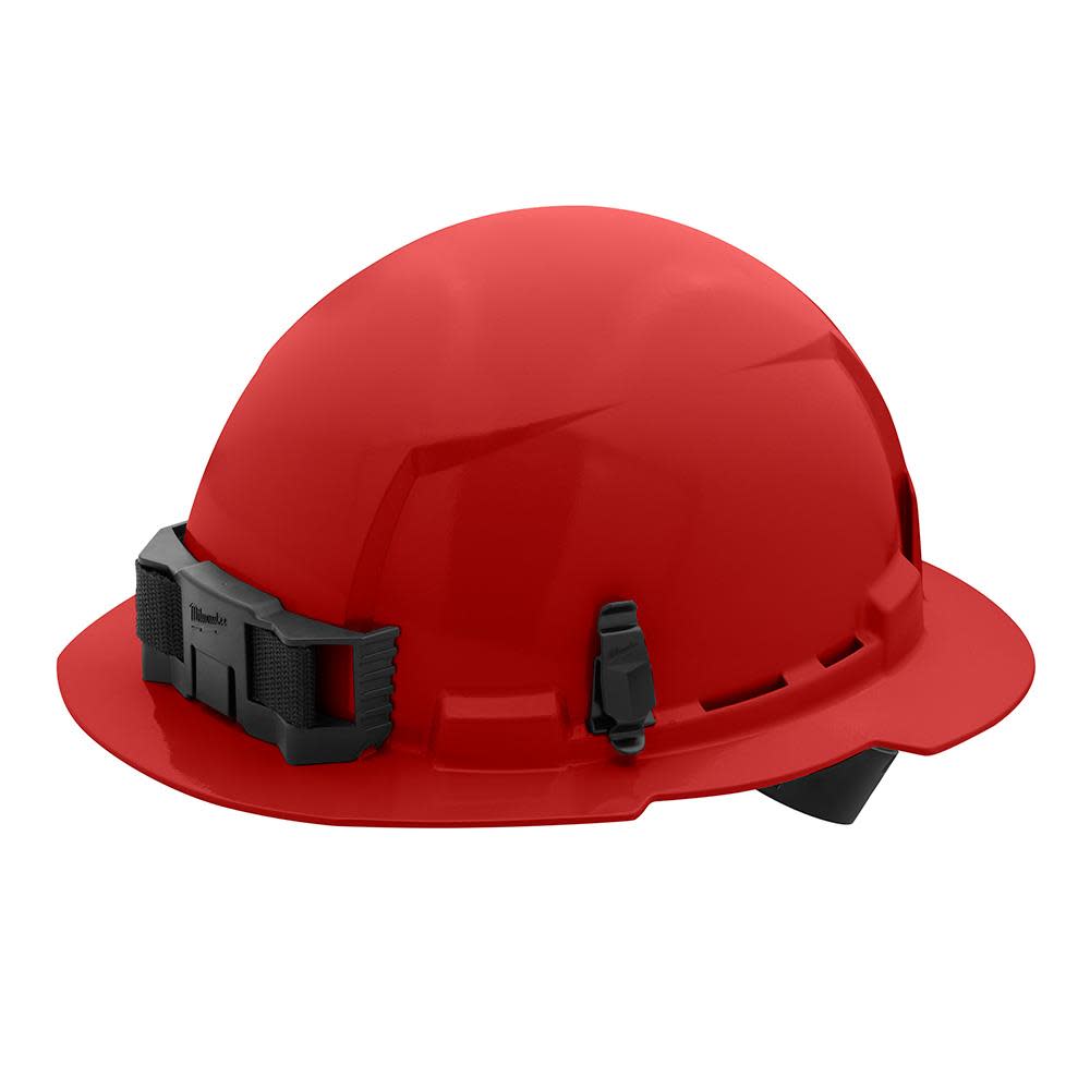 

Milwaukee Red Full Brim Hard Hat with 4pt Ratcheting Suspension Type 1 Class E