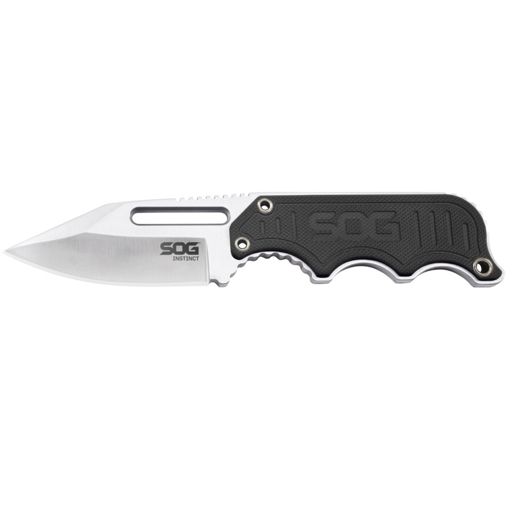 SOG Instinct Knife Small Fixed 2.3in Blade Black -  SOG-NB1012-CP