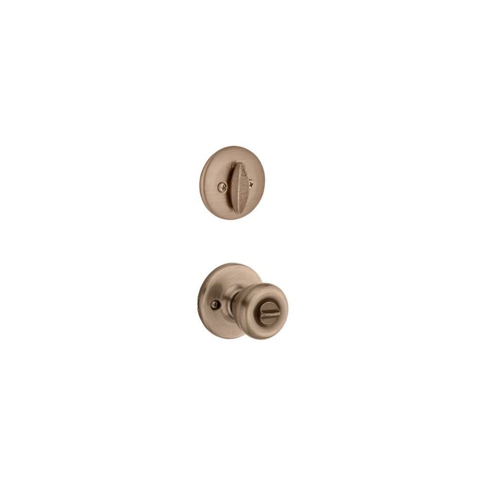 NOVITA 【BRASS】　120 Kwikset Tylo Polished Brass Exterior Keyed Entry Door Knob