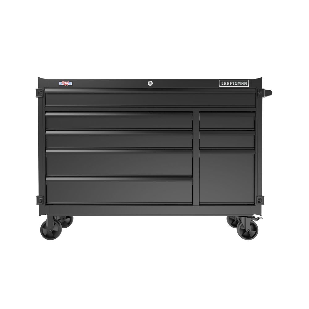 CRAFTSMAN S2000 Series 52 Inch Wide 8-Drawer Rolling Tool Cabinet