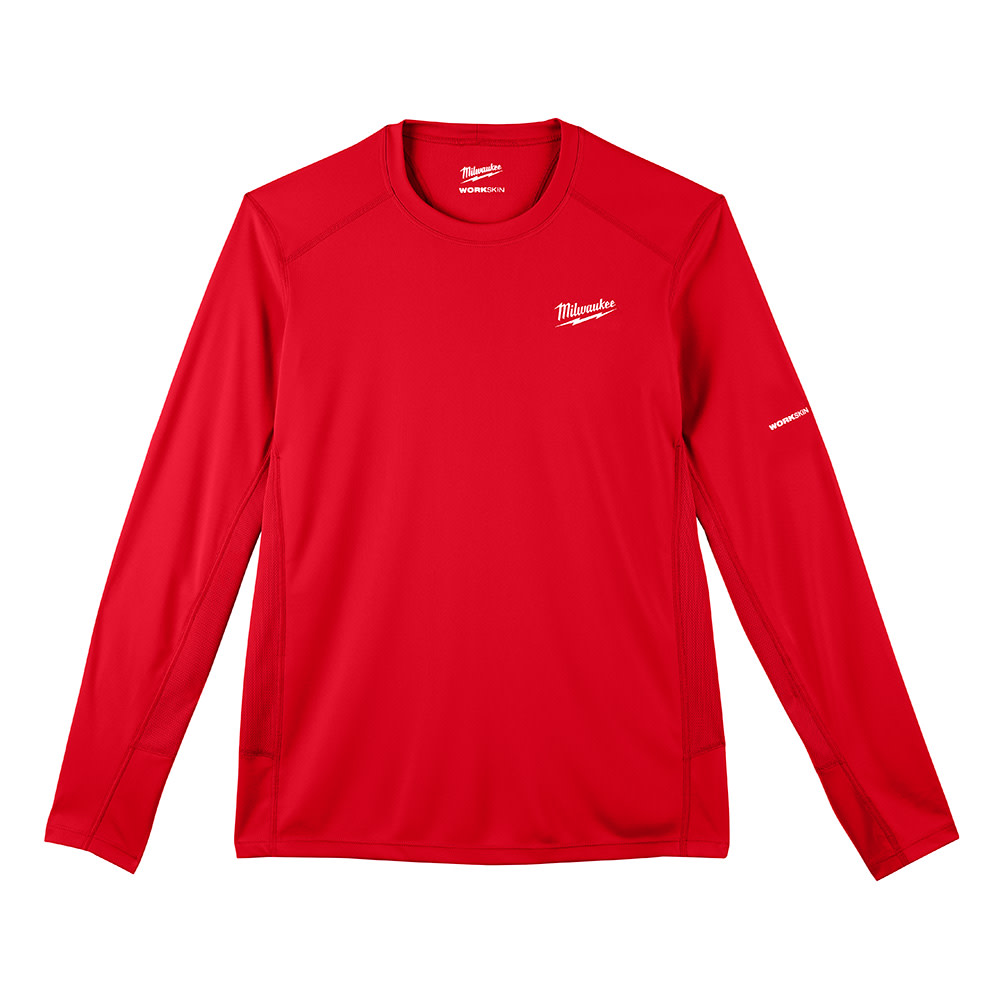 

Milwaukee Workskin Lightweight Performance Shirt Long Sleeve Shirt Red Large