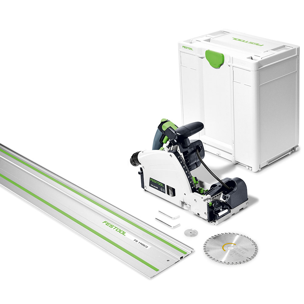 Festool Plunge Cut Scoring Track Saw Set TSV 60 KEBQ-F-Plus-FS