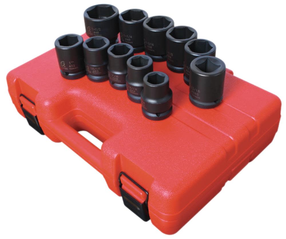 

Sunex 11 pc. 3/4 In. Drive SAE Truck Service Impact Socket Set
