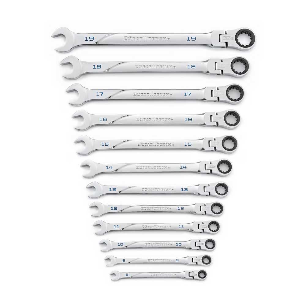 GEARWRENCH 120XP Metric Combination Ratcheting Wrench Set 12 Pieces