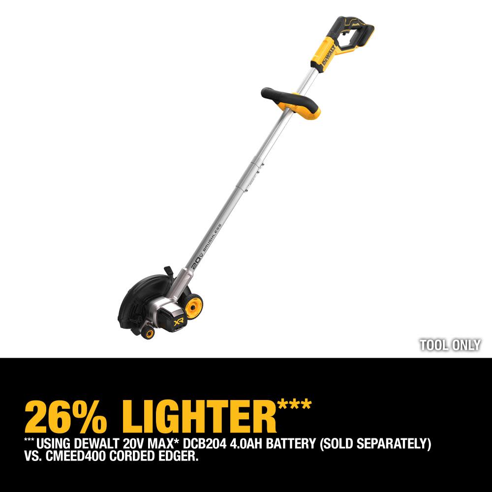 DEWALT 20V MAX Brushless Cordless Edger Bare Tool DCED400B Acme Tools