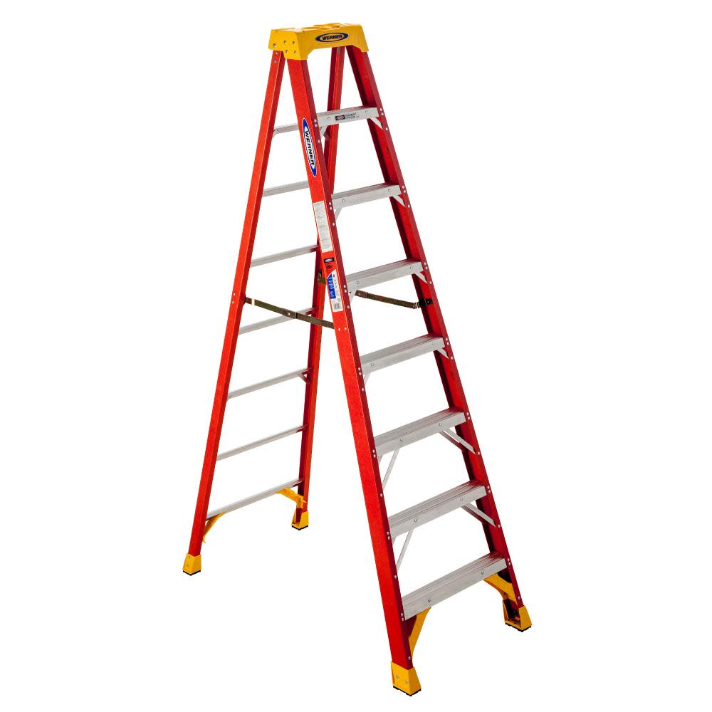

Werner 8ft Type IA Fiberglass Step Ladder 6208