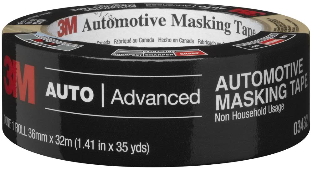 

Masking Tape, Automotive, Roll, 1.41 in. x 35 Yd., Tan