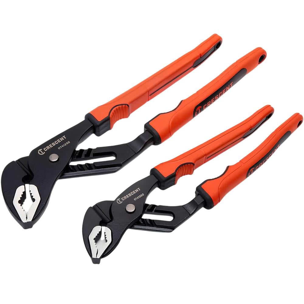 Crescent Grip Zone V-Jaw Dual Material Tongue & Groove Plier Set
