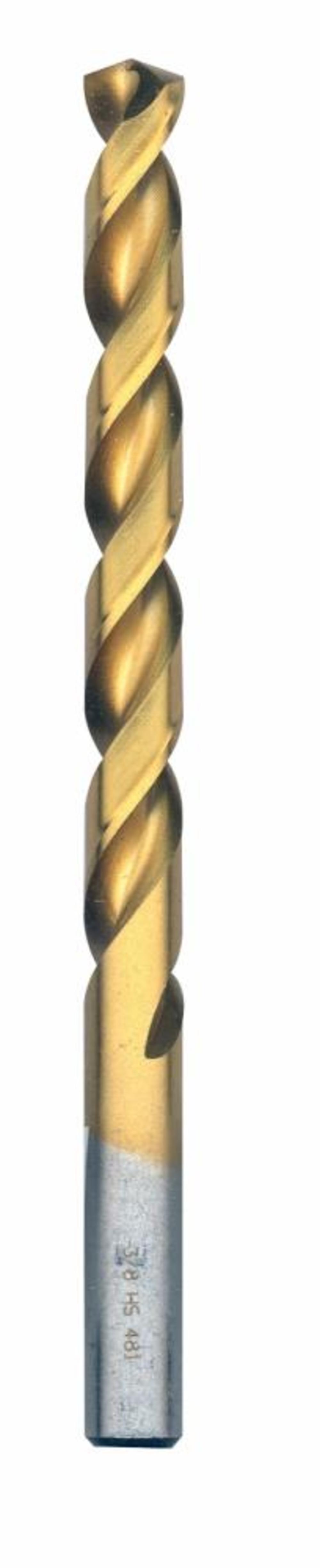 

3/8 In. x 5 In. Titanium-Coated Drill Bit