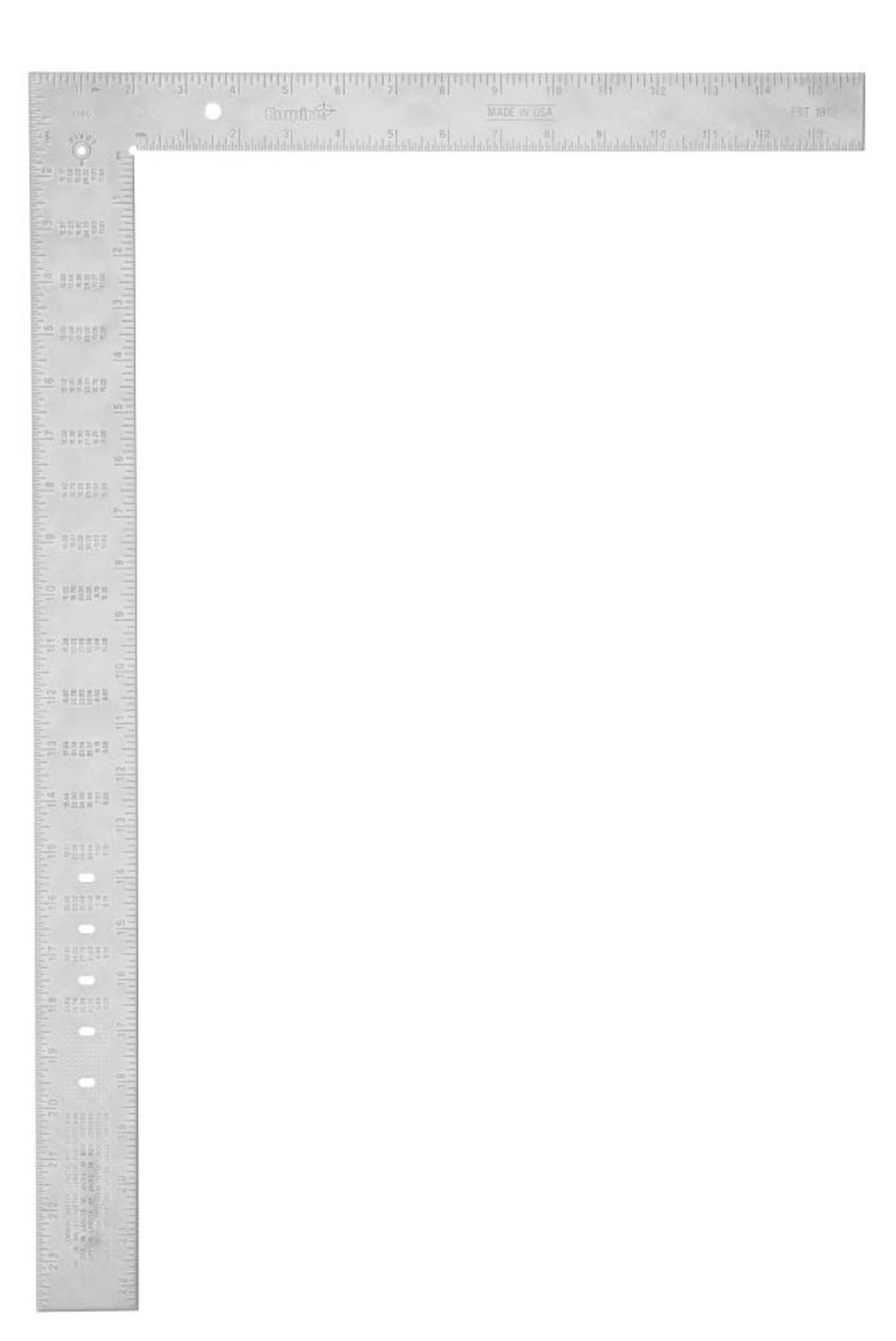

Empire Level 24 in. x 16 in. Aluminum Framing Square