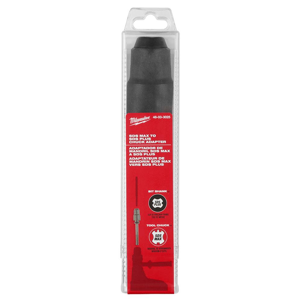 Milwaukee SDS-Max to SDS-Plus Bit Adapter 48-03-3025 - Acme