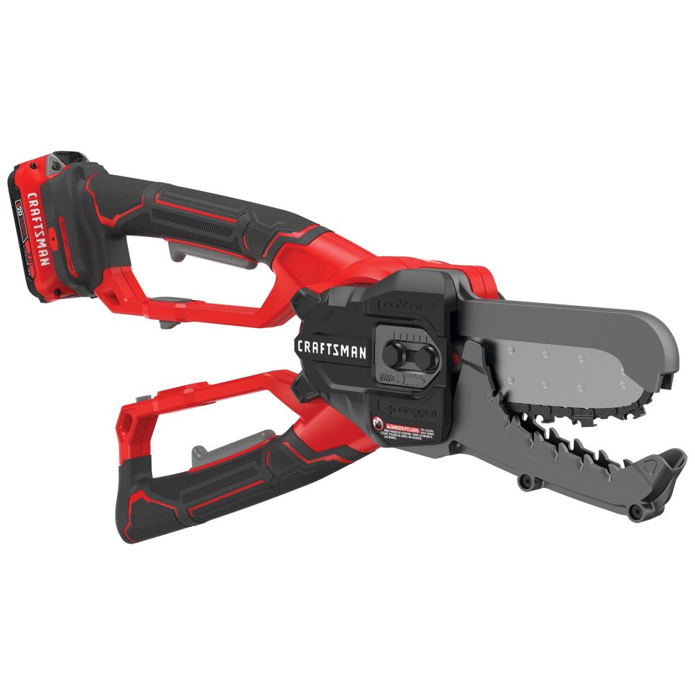 CRAFTSMAN V20* 6 Inch Cordless Compact Chainsaw Lopper 2Ah Kit ...