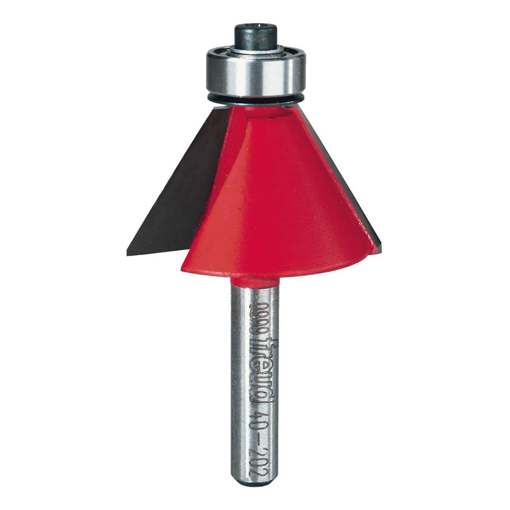 Freud 1-11/32 In. (Dia.) Chamfer Bit with 1/4 In. Shank