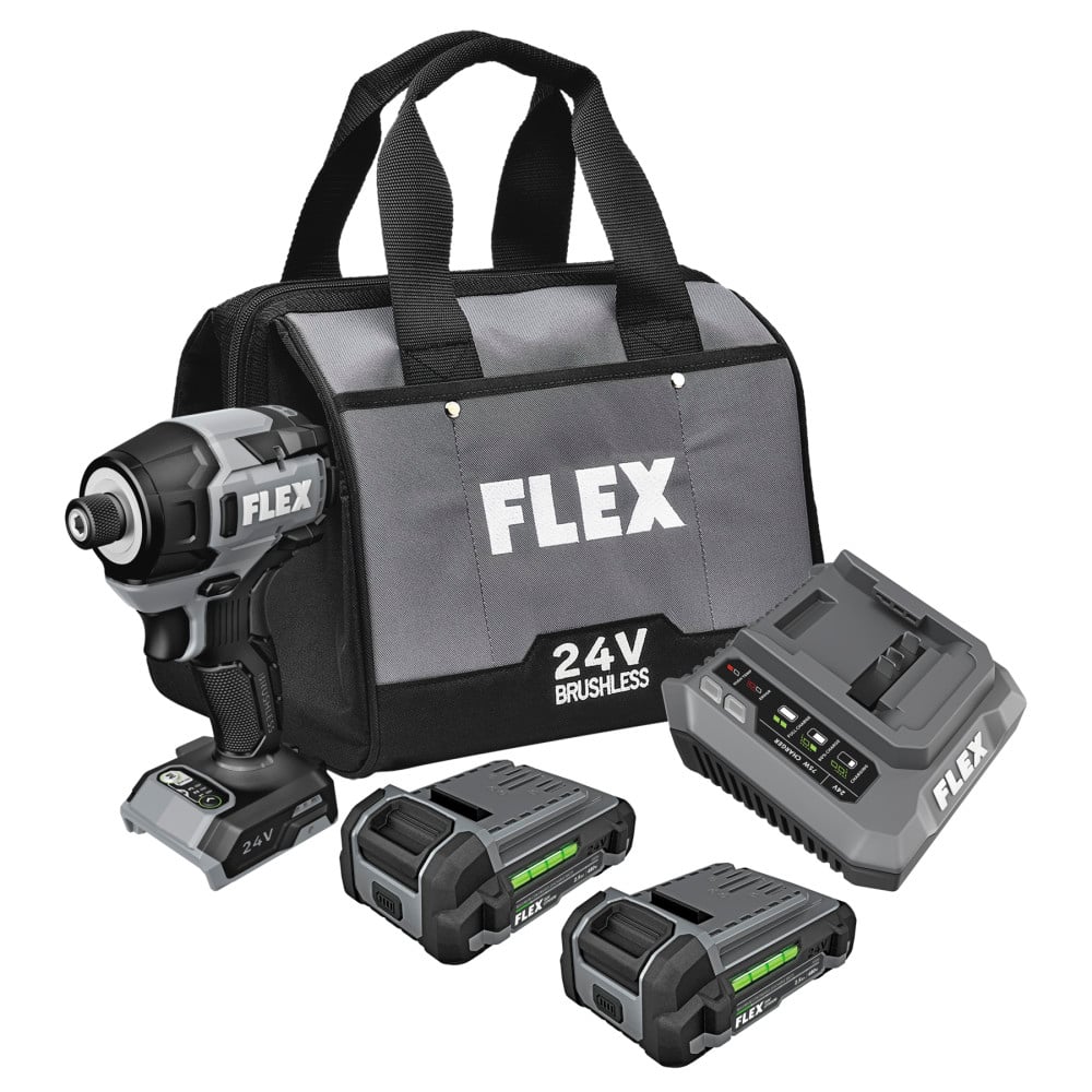 FLEX 1/4 Inch Hex Impact Driver Kit