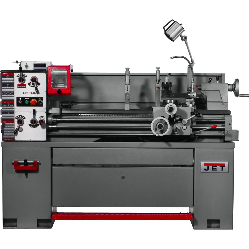 

JET 14x40 Electronic Variable Speed Bench Lathe 3HP 230/460V 3Ph