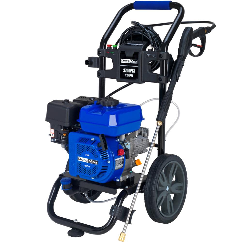 

Duromax Pressure Washer Gas 180cc 2.3gpm 2700psi