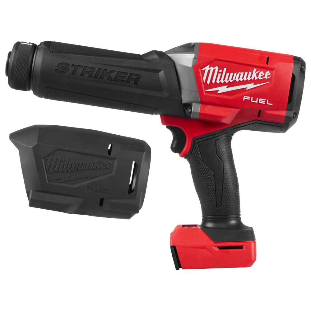 View Milwaukee M18 FUEL STRIKER Hammer Chisel (Bare Tool) with Protective Boot