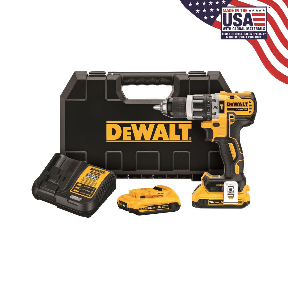 

20 V MAX XR Lithium Ion Brushless Compact Hammerdrill Kit