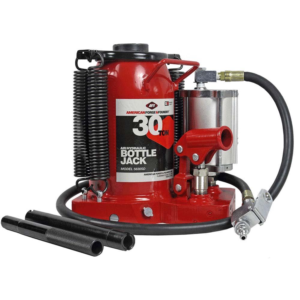 

American Forge Durable 30 Ton Air/Hydraulic Bottle Jack