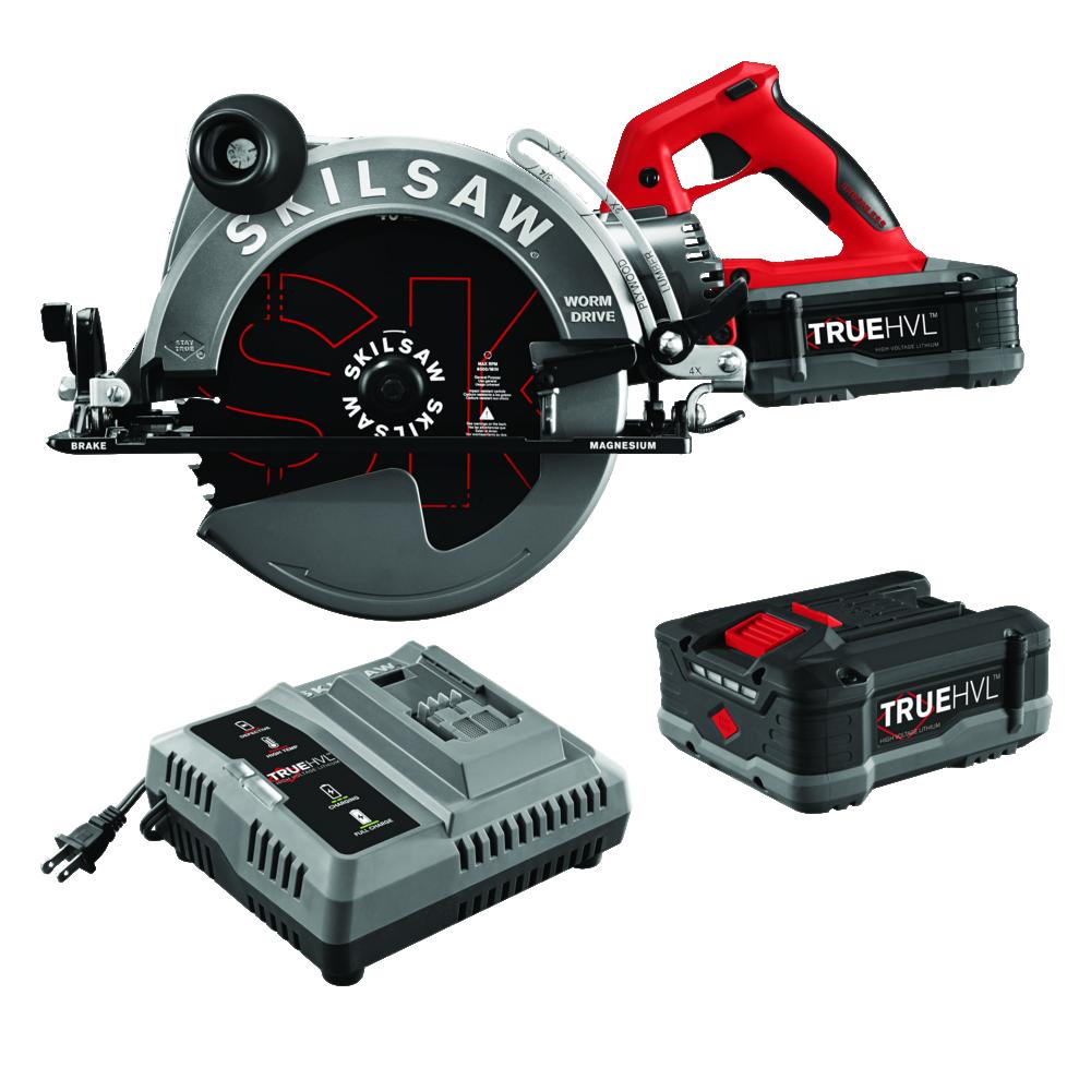 SKILSAW 10 1 4in TRUEHVL Cordless Worm Drive Saw Kit