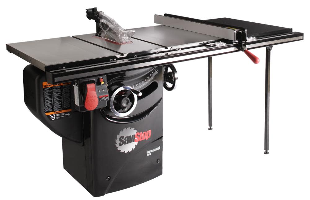 

Sawstop 10 in. 3 HP Professional Cabinet Saw with 36 In. Fence