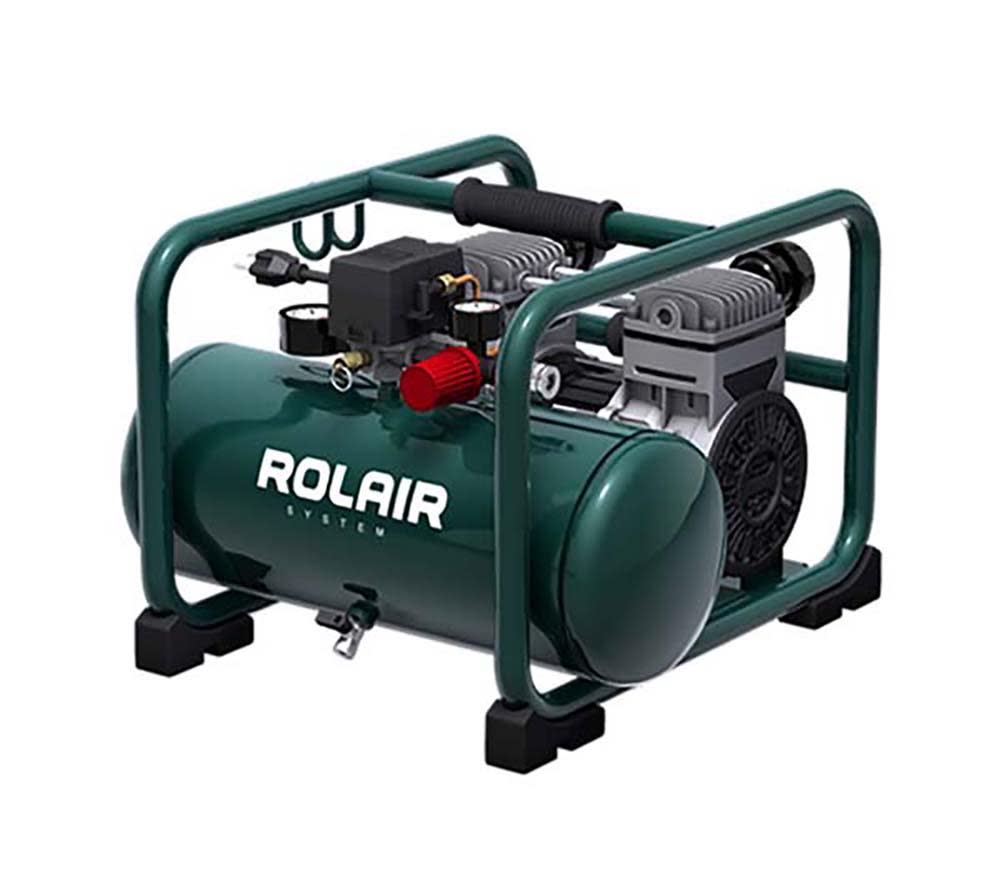 Rolair JC10 1 HP Oil-Less Compressor with Overload Protection and Low RPM for Quiet Operation for sale online 