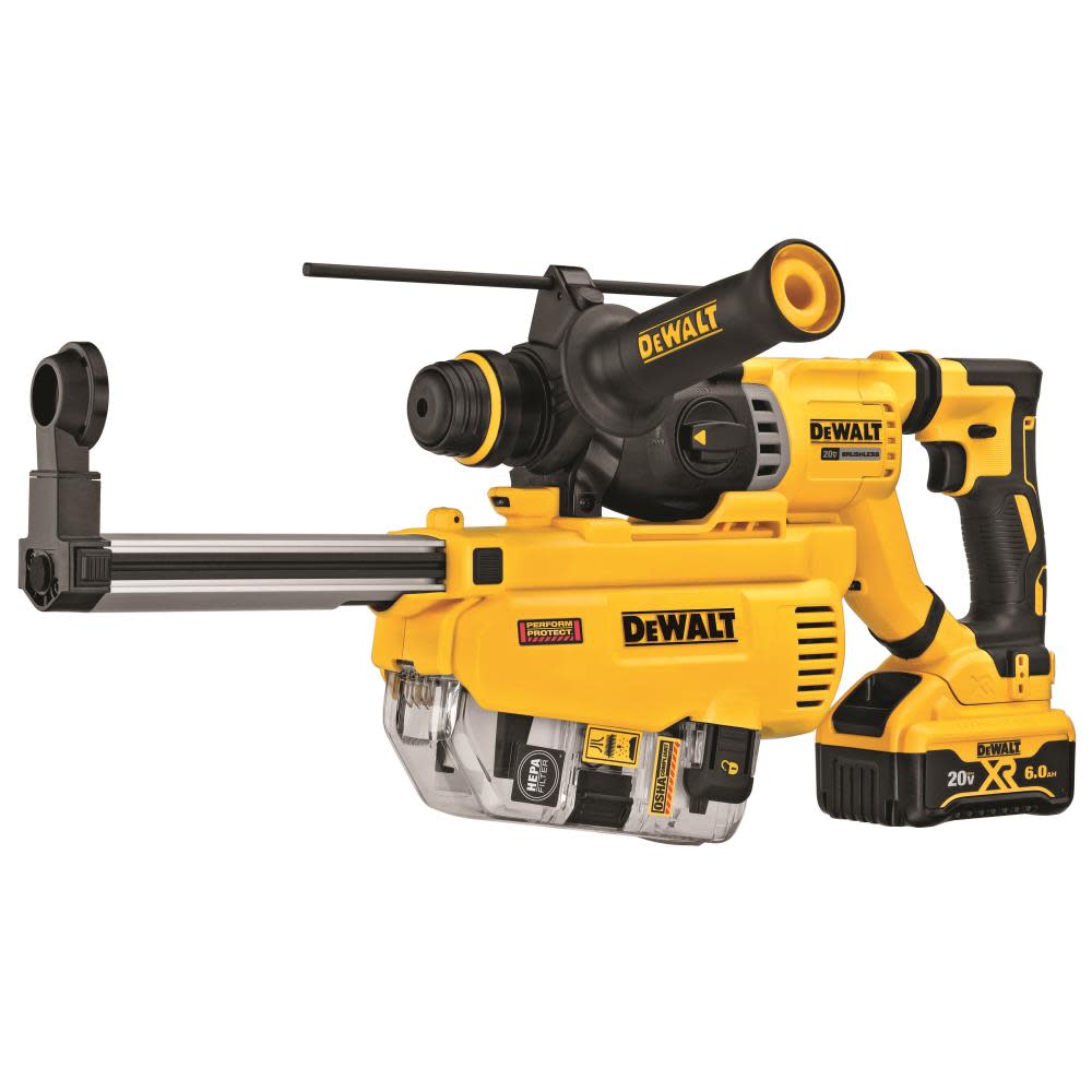 

DEWALT 20V MAX* XR Brushless 1-1/8In SDS Plus D-Handle Rotary Hammer Kit