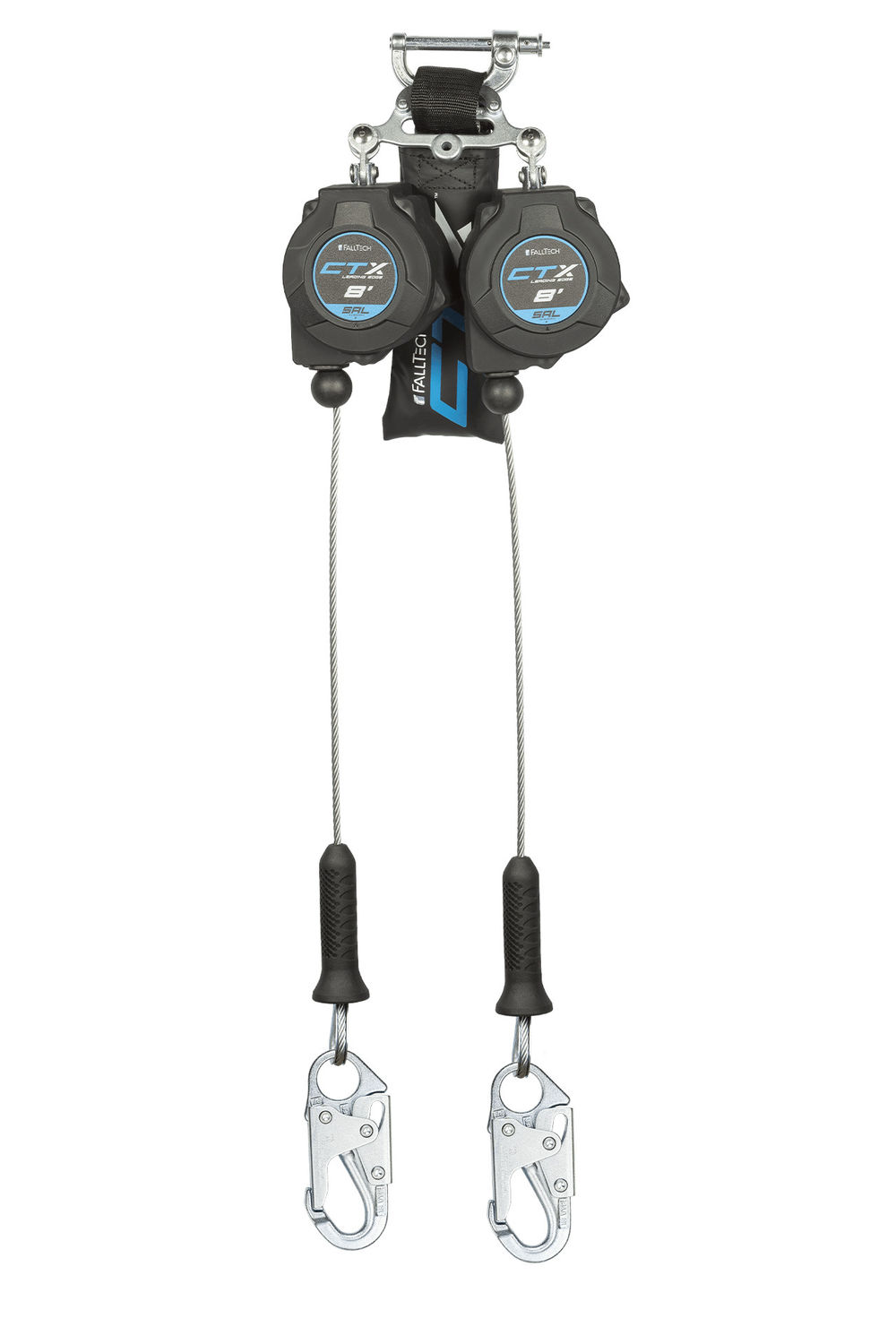 Falltech 8 Ft. CTX Twin-Leg Self-Retracting Lifeline with Steel Snap ...