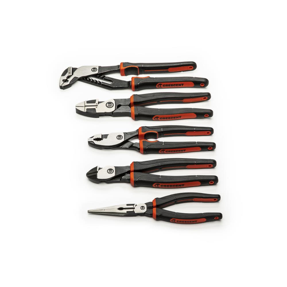Crescent Z2 5 Mixed Dual Material Plier Set 5pc Z2SET5CG-06 - Acme